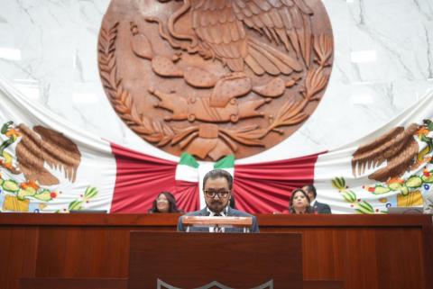 Rinde Pepe Temoltzin informe de actividades de la Comisión Permanente del Congreso del Estado imagen 1