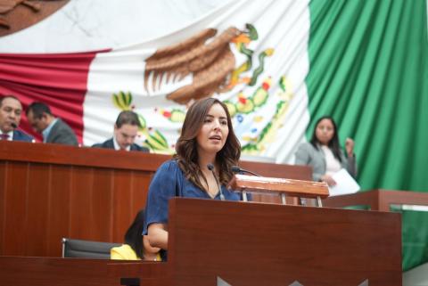 Exhorta Miriam Martínez al congreso local a sumar esfuerzos sin ningún veto o aversión