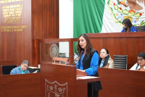 Miriam Martínez solicita que se habilite espacio para lactarios en el Congreso del Estado