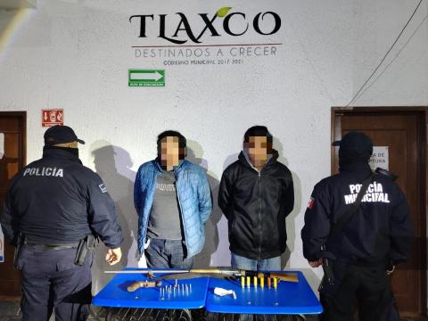 Con dos detenidos con arma de fuego, Tlaxco estrena director de seguridad
