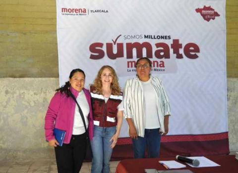 Marcela González encabezó la conformación de comité en San Dionisio Yauhquemehcan