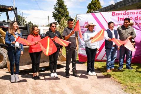 Inician trabajos de obra en el Barrio de Santa Cruz Progreso, de La Magdalena Tlaltelulco imagen 2
