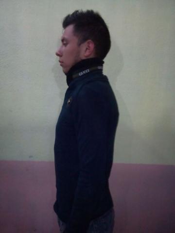 En la foto uno de los asesinos del taxista el otro se dio a la fuga. En la foto uno de los asesinos del taxista el otro se dio a la fuga.