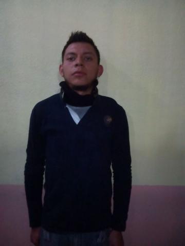 En la foto uno de los asesinos del taxista el otro se dio a la fuga. En la foto uno de los asesinos del taxista el otro se dio a la fuga.