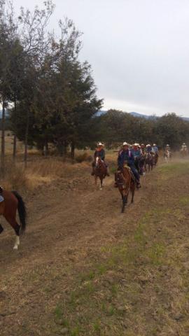 Asisten Charros de Calpulalpan a Cabalgata de San Andrés Buenavista imagen 5