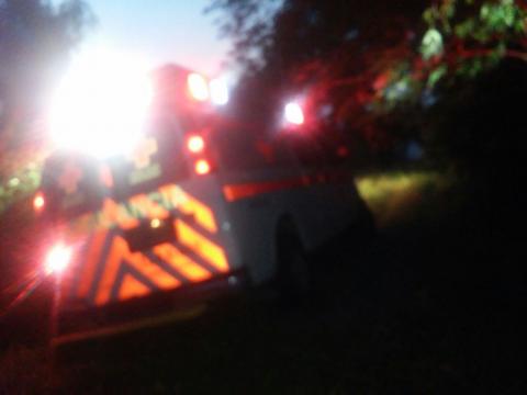 Ambulancia de la Cruz Roja sufre accidente al trasladar un enfermo imagen 3