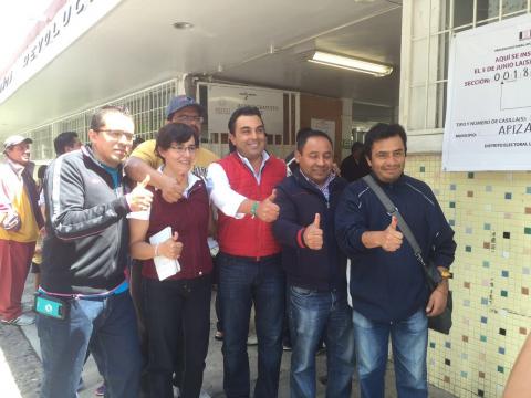 Se pronuncia González Aguirre por una jornada electoral pacífica