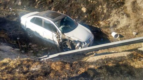 Ebrio provoca carambola de 5 autos en la Tlaxcala-Texmelucan imagen 1