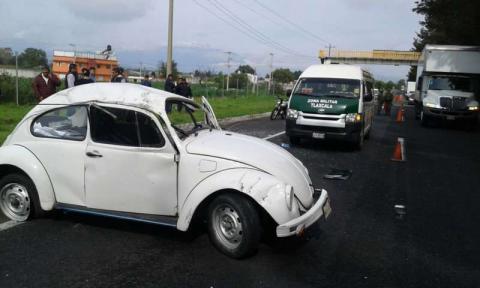Vocho se accidentan en autopista Tlaxcala-Texmelucan imagen 3