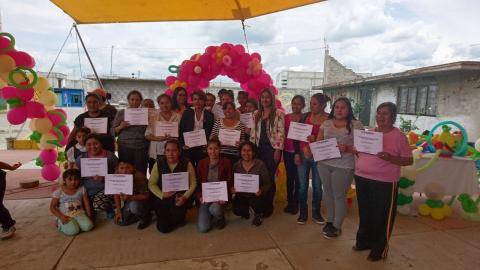 Con gran satisfacción concluyó curso de globoflexia en Guadalupe Victoria imagen 1