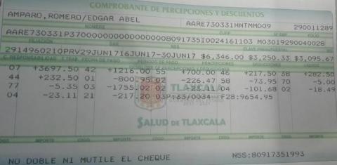 Novio de Blanca Águila se burla de agremiados y cobra sin trabajar