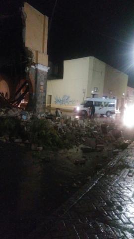 Se derrumban arcos del primer mesón en Apetatitlan imagen 5