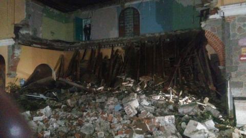 Se derrumban arcos del primer mesón en Apetatitlan imagen 1