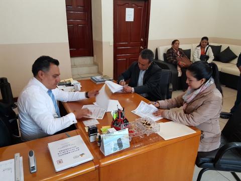 Firma contrato colectivo de trabajo Ayto. de Tetla de la Solidaridad y sindicato 7 de mayo