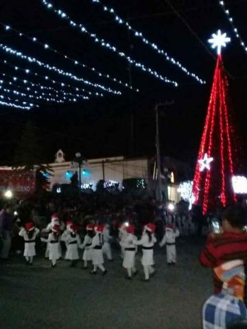 Mendieta Lira realizó el encendido del Árbol de Navidad imagen 3