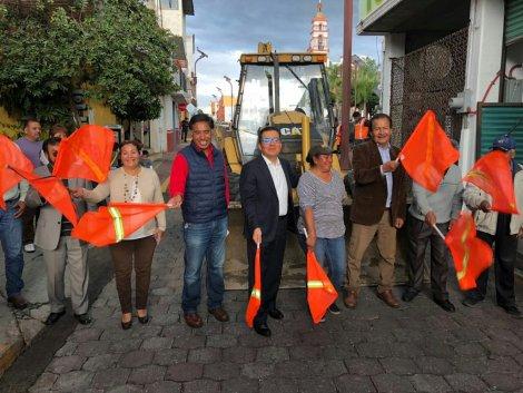 Con 4 mdp inicia programa de obras en Papalotla