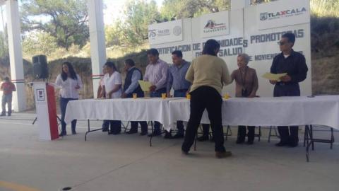 En Tequexquitla se llevó a cabo la certificación de comunidades promotoras de la salud imagen 4