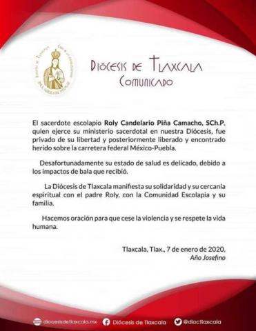 Cura tlaxcalteca recibe cuatro balazos tras haber sido secuestrado imagen 2