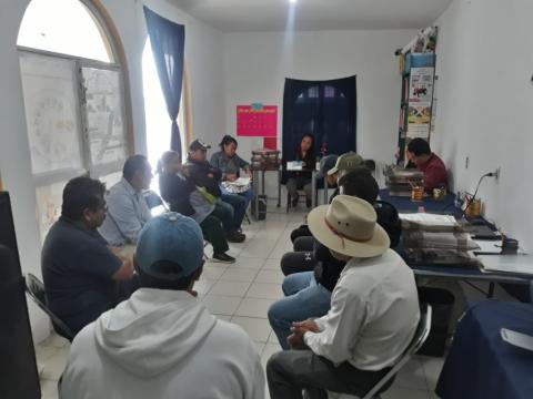 Se reúne MACY con mayordomos de Ixtenco