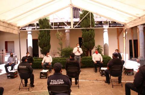 Policías capacitados y equipados dan mejor resultados; Hėctor Domínguez imagen 1