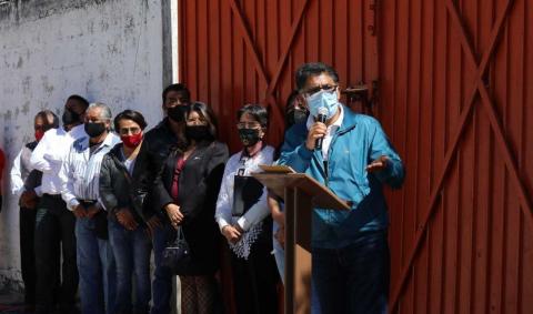 En Papalotla inicia la construcción de un desayunador escolar
