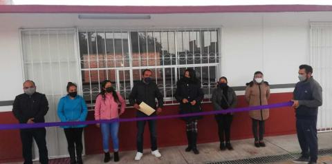 Entregan aula en escuela bilingüe Bimi Manandi Yumhu de Ixtenco