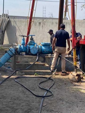 Reestablece Capach servicio de agua potable en “El Alto” de Chiautempan