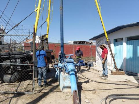 Trabaja ayuntamiento para restablecer suministro de agua potable en Tenancingo imagen 4