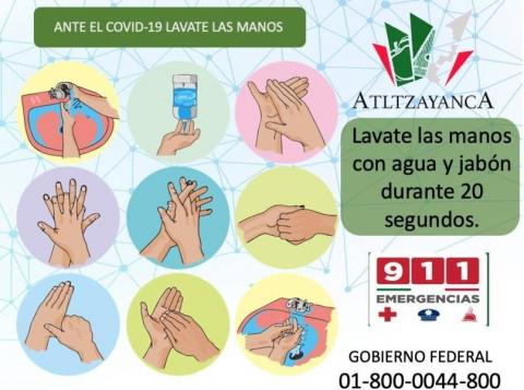 Ayuntamiento de Atlzayanca recomienda mantener medidas contra el Covid – 19
