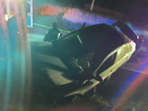 Servicios de rescate de Papalotla atendieron a dos heridos por accidente automovilístico