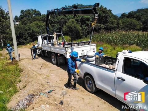 Realizan trabajos de ampliación de la red eléctrica en calle Miguel Cortés de la Trinidad imagen 2