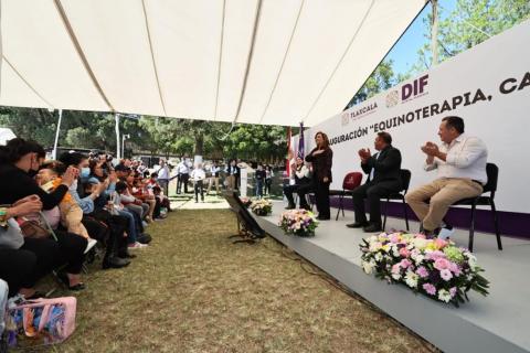 Inaugura Gobernadora servicio de equinoterapia en el sistema estatal DIF imagen 4