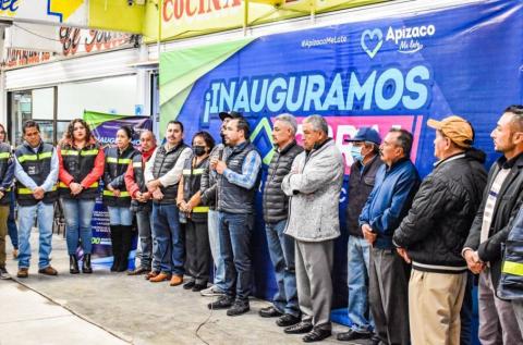 Gobierno de Apizaco rehabilita drenaje del Mercado 12 de Mayo imagen 1