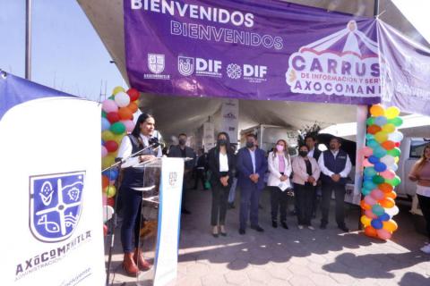 Llega a Axocomanitla el primer carrusel de información y servicios del año imagen 1