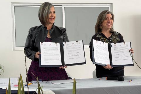 Firma de convenio entre la CEDH y la Fundación Gilberto Rincón Gallardo imagen 2
