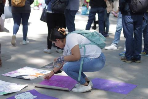 Primer festival feminista en la Plaza de la Constitución imagen 1