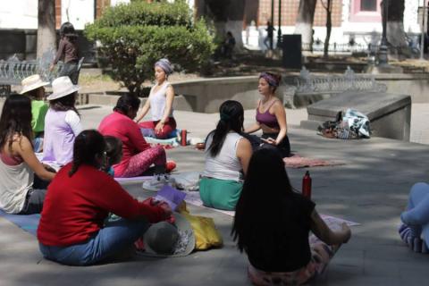 Primer festival feminista en la Plaza de la Constitución imagen 2