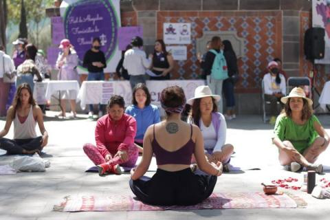 Primer festival feminista en la Plaza de la Constitución imagen 5