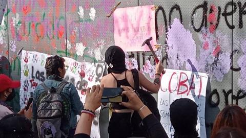 Condena Gobierno del Estado actos vandálicos de manifestantes en la marcha del 8M imagen 1