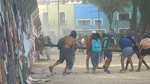 Condena Gobierno del Estado actos vandálicos de manifestantes en la marcha del 8M imagen 3