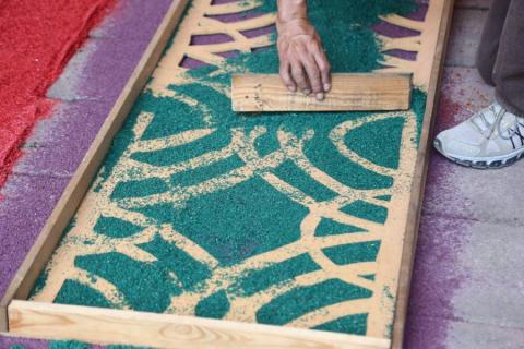 Todo preparado en Aztama para la Pasión de Cristo imagen 1