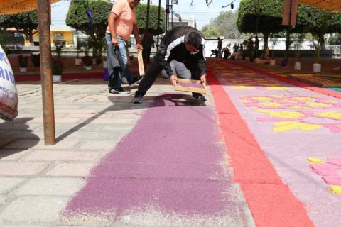 Todo preparado en Aztama para la Pasión de Cristo imagen 2