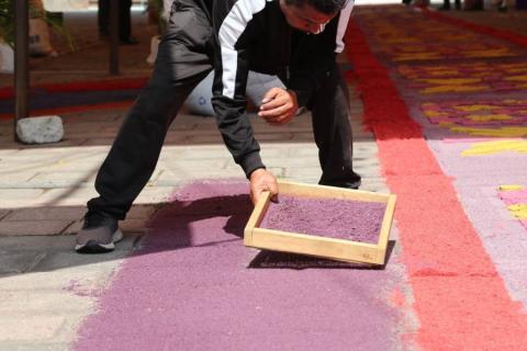 Todo preparado en Aztama para la Pasión de Cristo imagen 5