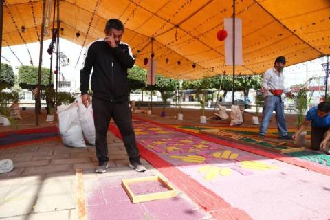 Todo preparado en Aztama para la Pasión de Cristo imagen 9