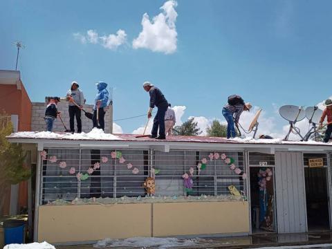 Garantiza SEPE–USET regreso a clases en escuela siniestrada por granizada en Calpulalpan imagen 1