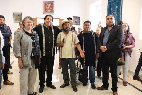 Realizan el Primer Encuentro Nacional de Grandes Maestros del Arte Popular Textil en la Feria de Contla imagen 5