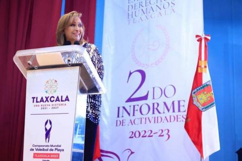 Asiste Gobernadora al segundo informe anual de la presidenta de la CEDH imagen 4
