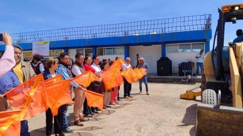 Arranca la construcción de la Plaza Cívica del CBTIS 3 en Xiloxoxtla imagen 1