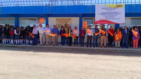 Arranca la construcción de la Plaza Cívica del CBTIS 3 en Xiloxoxtla imagen 3