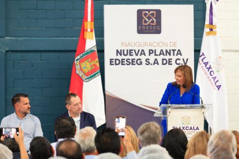 Inauguró gobernadora Lorena Cuéllar empresa Edeseg en Santa Cruz Tlaxcala imagen 5